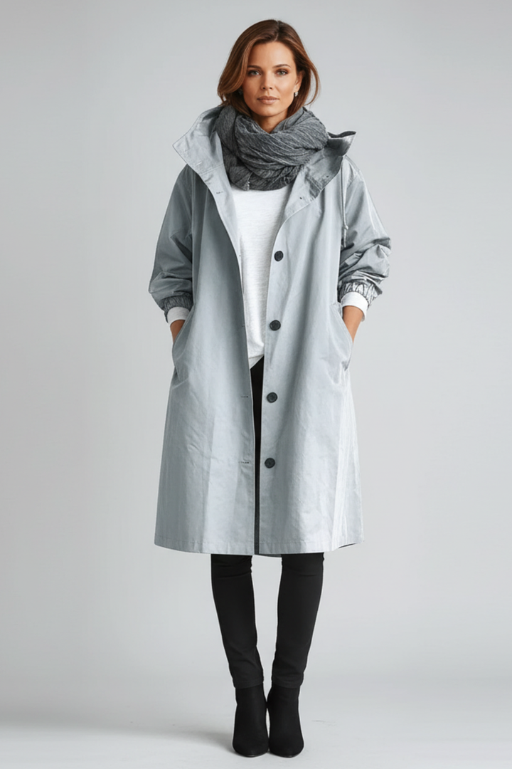 Women's Rain Long Trench Coat