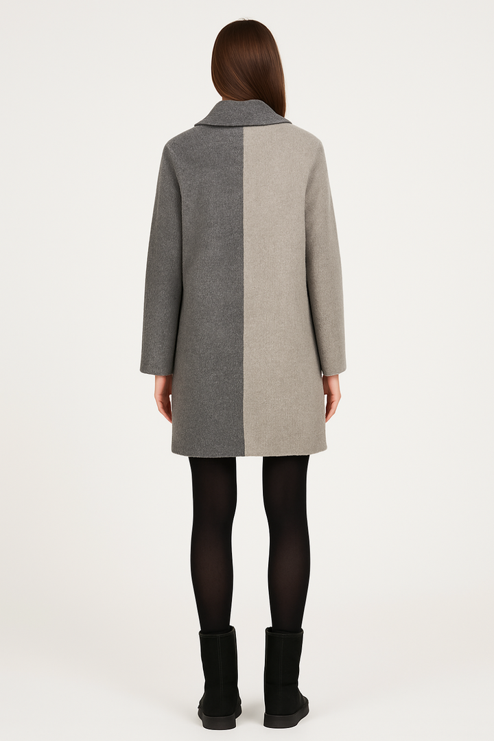 Women’s Long Knitted Trench Coat