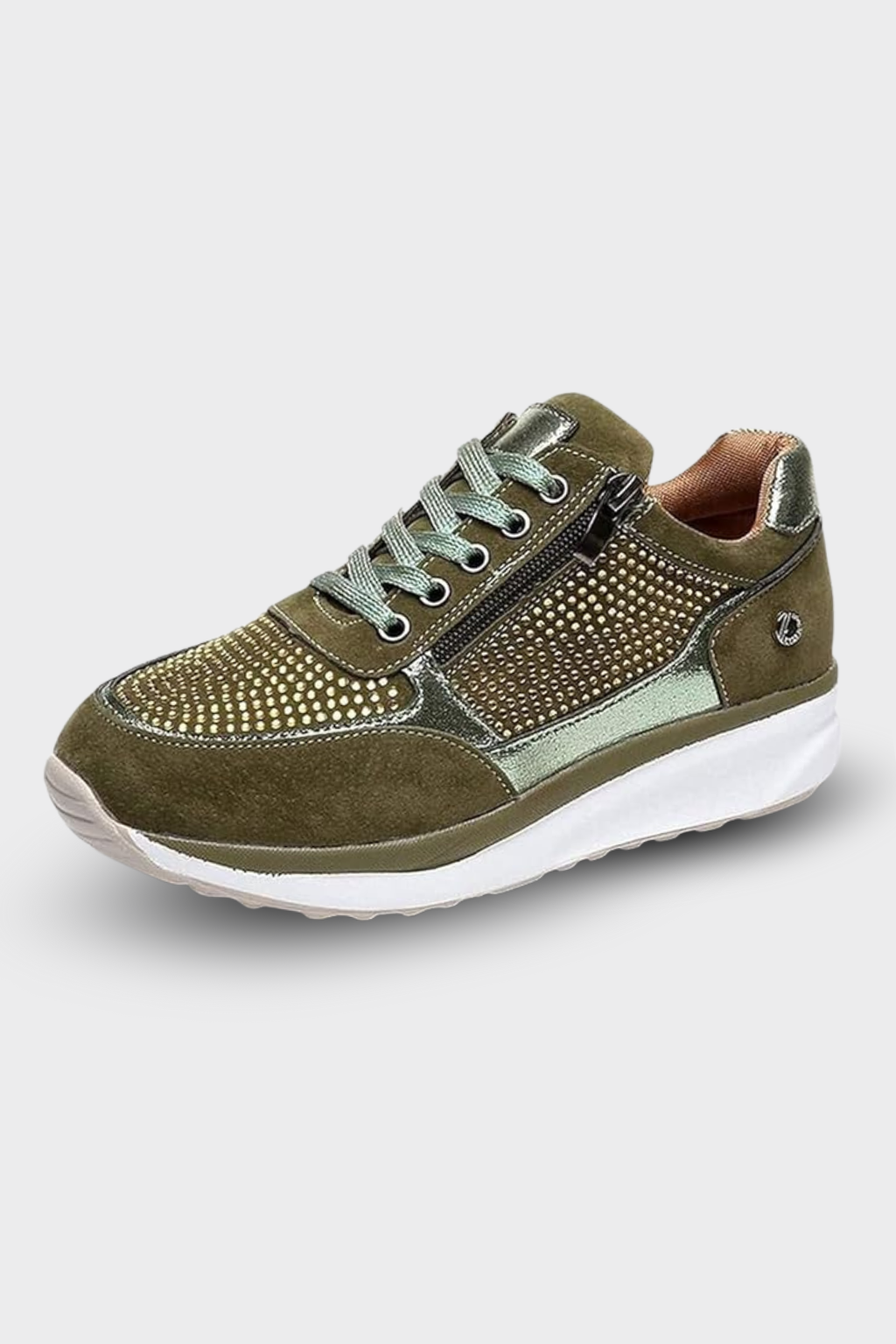 Women’s Textured Panel Walking Sneakers