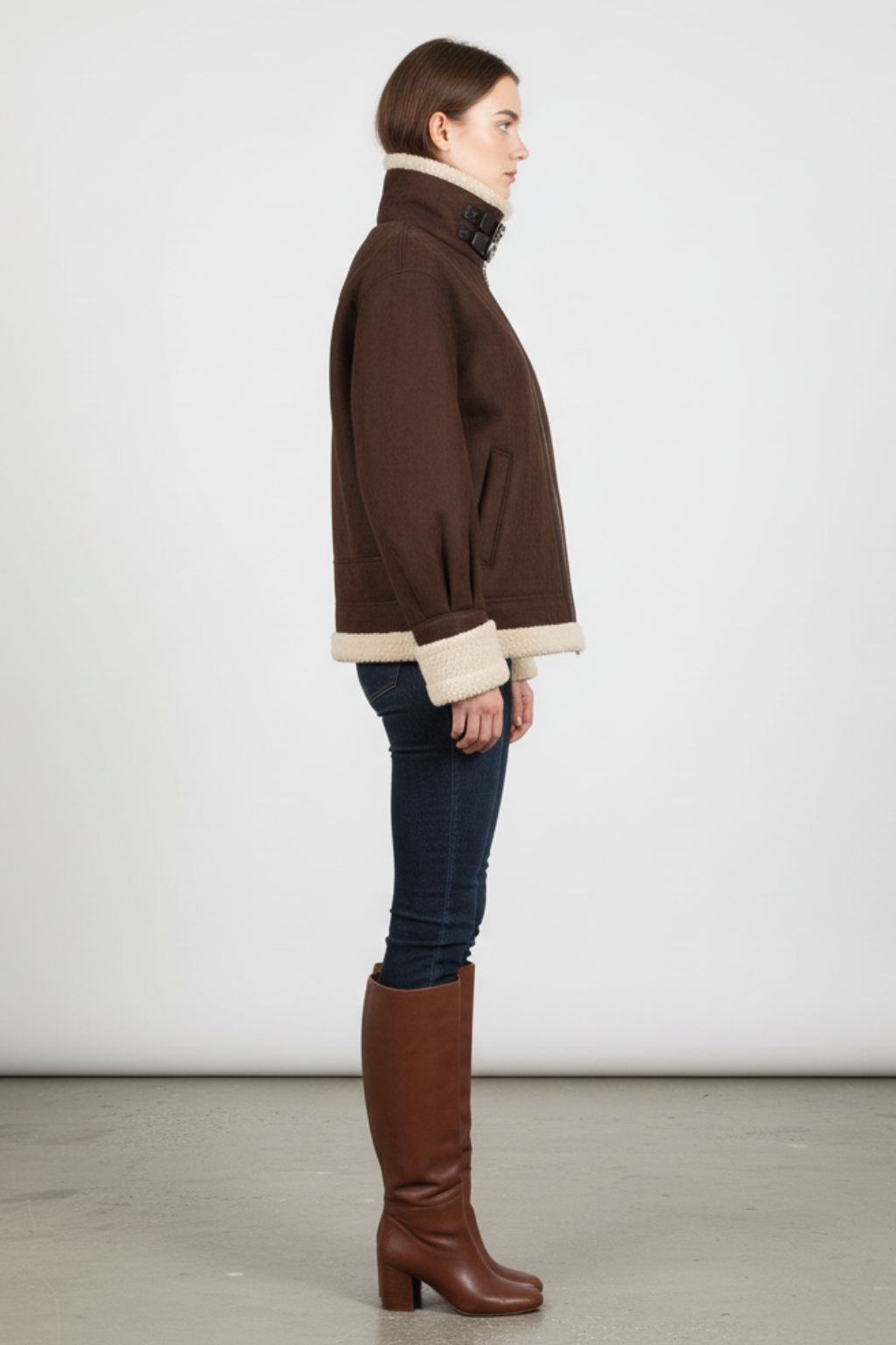 Women’s Vintage-Inspired Fleece Jacket