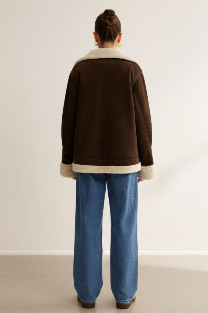 Women’s Vintage-Inspired Fleece Jacket
