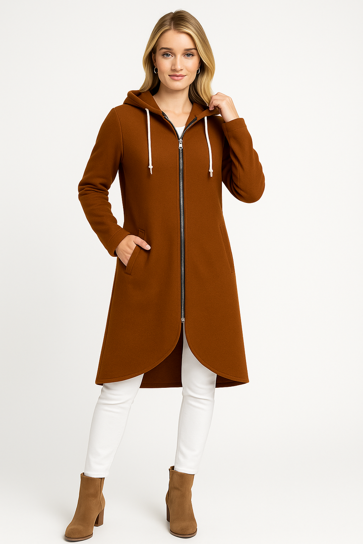 Women’s Warm Hooded Zip Jacket