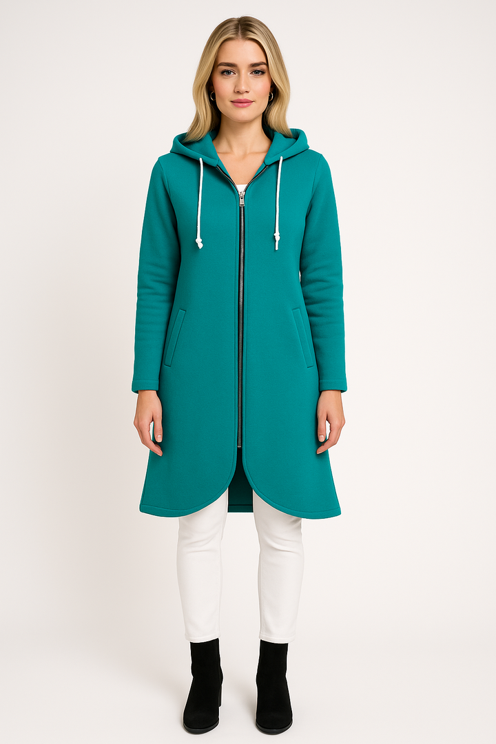 Women’s Warm Hooded Zip Jacket