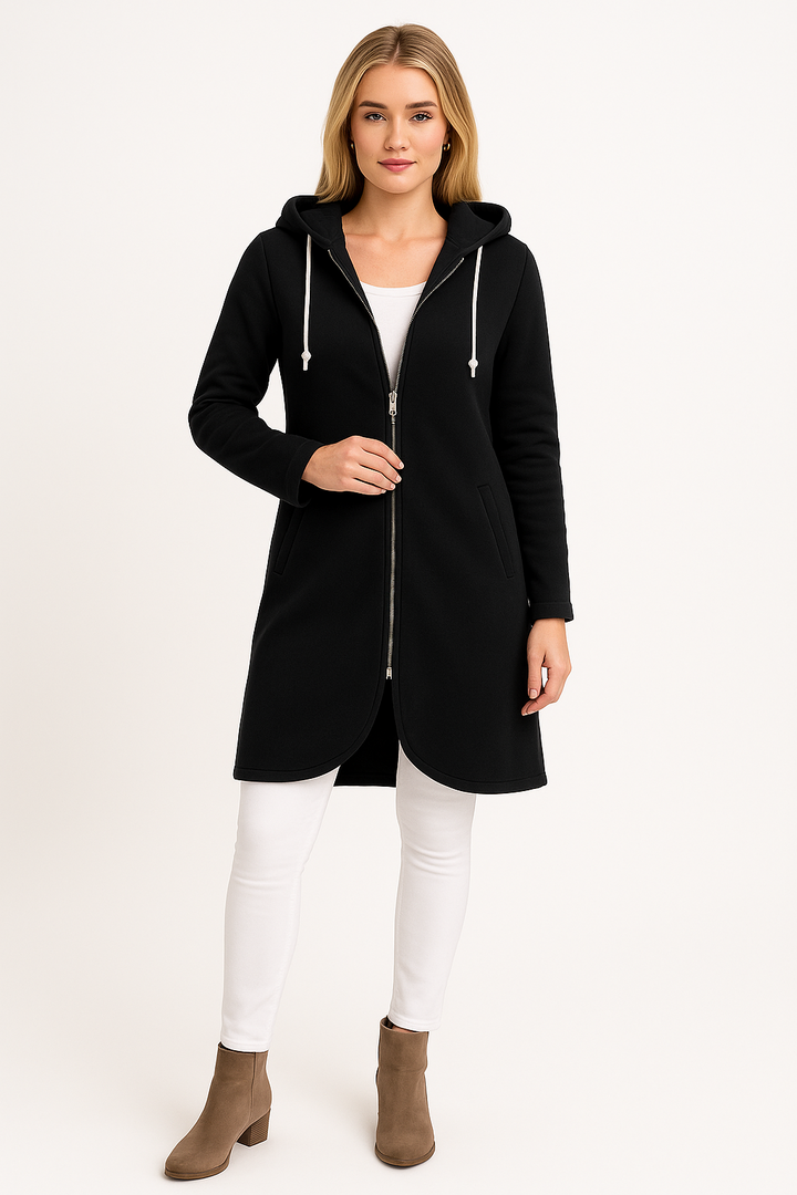 Women’s Warm Hooded Zip Jacket