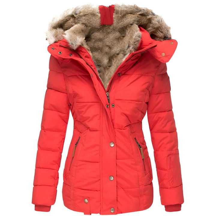 Gabrielle | Women’s Winter Puffer Jacket with Fur Hood