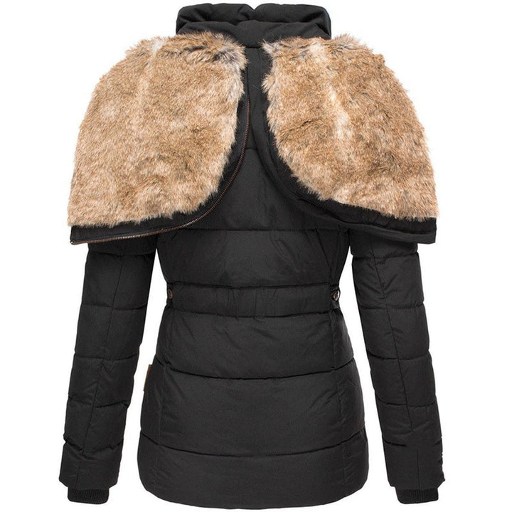 Gabrielle | Women’s Winter Puffer Jacket with Fur Hood